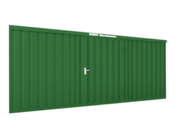 Säbu Conteneur de stockage laqué FLADAFI® avec plancher en bois