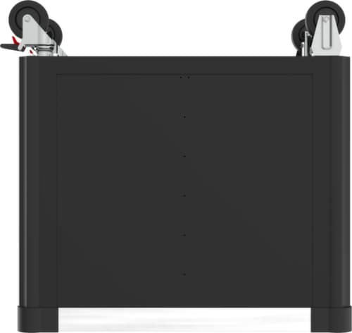 KS Tools PERFORMANCEplus P25 SCHWARZ/ROT Werkstattwagen mit 8 Schubladen