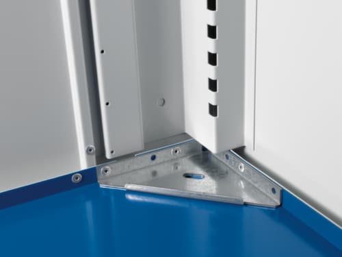 bott Schubladenschrank cubio Grundfläche 800x750 mm, 8 Schublade(n), RAL7035 Lichtgrau/RAL7035 Lichtgrau