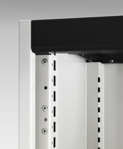 bott Schubladenschrank cubio Grundfläche 800x750 mm, 8 Schublade(n), RAL7035 Lichtgrau/RAL7035 Lichtgrau