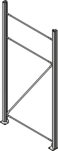 Rayonnage grande largeur système modulaire