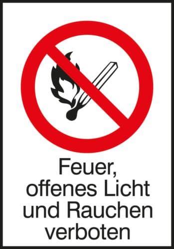 Panneau d'interdiction Défense de fumer