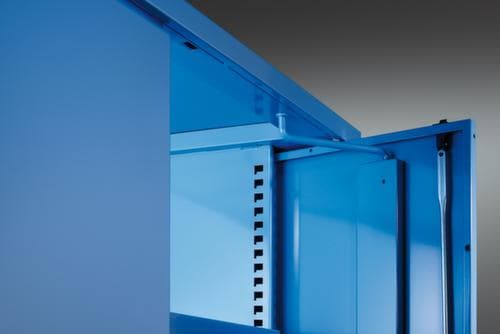 LISTA Armoire à portes rétractables pour charges lourdes, largeur 1146 mm