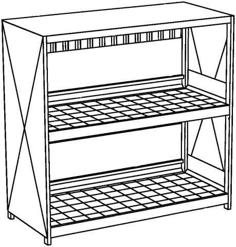 Lacont Conteneur de rayonnage pour produits dangereux pour max. 12 GRV/IBC