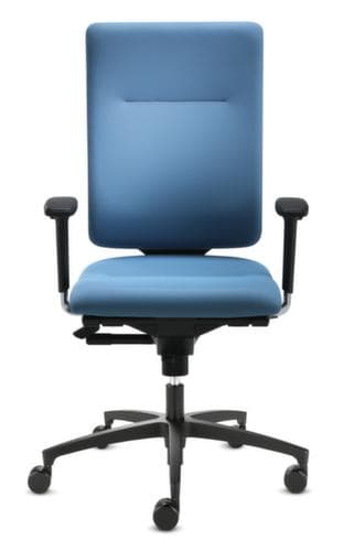 Dauphin Chaise de bureau pivotant InTouch avec dossier en plastique