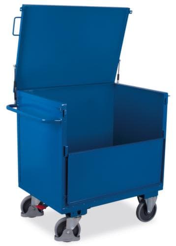 VARIOfit Chariot conteneur avec parois en tôle