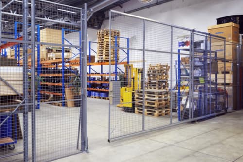 TROAX Porte coulissante pour parois de séparation, largeur 2300 mm