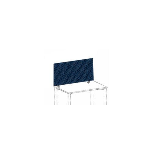 Gera Cloison de table Pro BasicLine, hauteur x largeur 600 x 1200 mm, paroi bleu