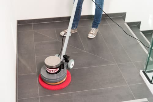 Machine orbitale à disque unique EEM 13 R avec réservoir à pompe et 2 brosses, puissance 250 W
