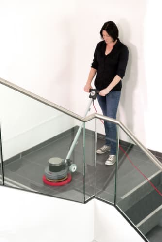 Machine orbitale à disque unique EEM 13 R avec réservoir à pompe et 2 brosses, puissance 250 W