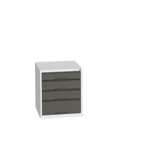 bott Armoire à tiroirs verso, 4 tiroir(s), RAL7035 gris clair/RAL7016 gris anthracite