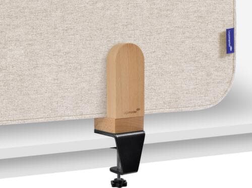 Legamaster Cloison de table insonorisante ELEMENTS, hauteur x largeur 600 x 800 mm, paroi beige
