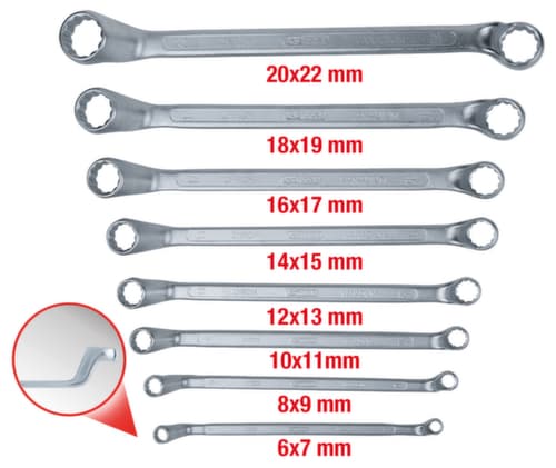 KS Tools Jeu de clés à double boîte