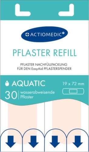 Remplissage de rechange EasyAid AQUATIC pour distributeur de pansements