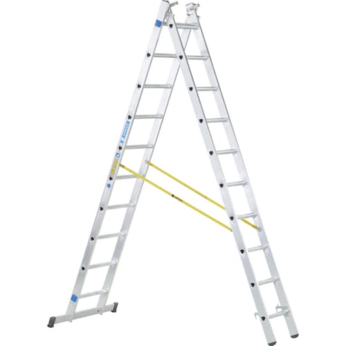 ZARGES Échelle télescopique polyvalente Skymaster DX, 3 x 12 échelons triangulaires