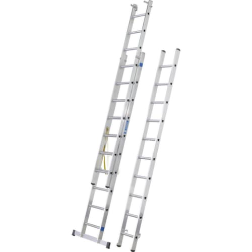 ZARGES Échelle télescopique polyvalente Skymaster DX, 3 x 12 échelons triangulaires