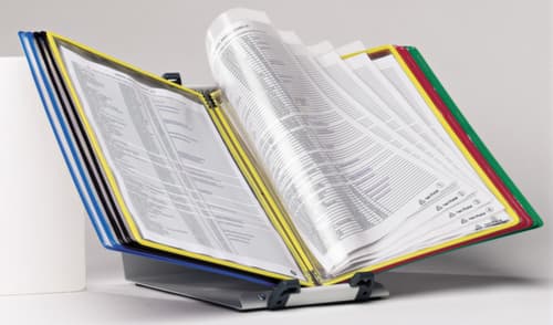 tarifold Système de tableau de bord Foldfive, avec 10 tableaux de consultation en DIN A4