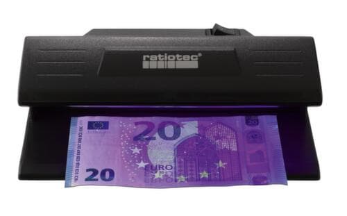ratiotec Valideur de billets Soldi 120 UV-LED,pour toutes les monnaies