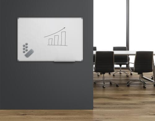 MAUL Tableau blanc MAULstandard, hauteur x largeur 900 x 1200 mm
