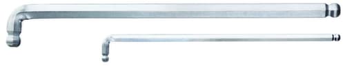 42 DKEL 6 Tournevis d'angle XL double tête sphérique 6 pans creux 6 mm