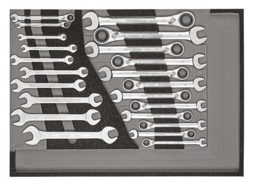 R21010004 Jeu d'outils 3x modules CT 129 pièces