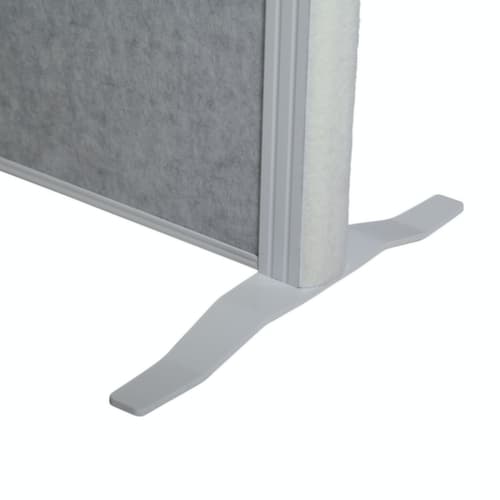 MAUL Tableau à cloison démontable MAULconnecto, hauteur x largeur 1800 x 1000 mm, paroi gris clair/gris foncé