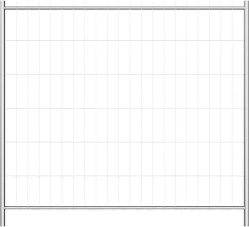 Schake Élément compensateur pour clôture mobile, hauteur x largeur 2000 x 2200 mm