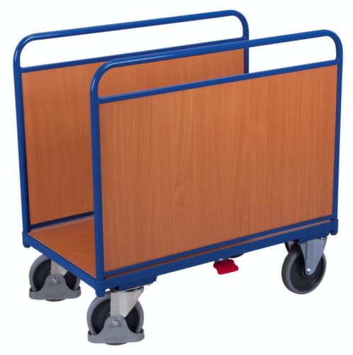 VARIOfit Chariot à ridelles longitudinales, force 500 kg, plateau longueur x largeur 1060 x 560 mm