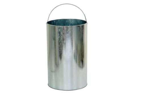 UDOBÄR Poubelle en acier inoxydable, 50 l, rouge