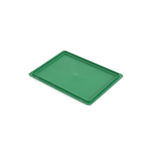 Couvercle vert pour bac gerbable norme europe multicolore RAJA