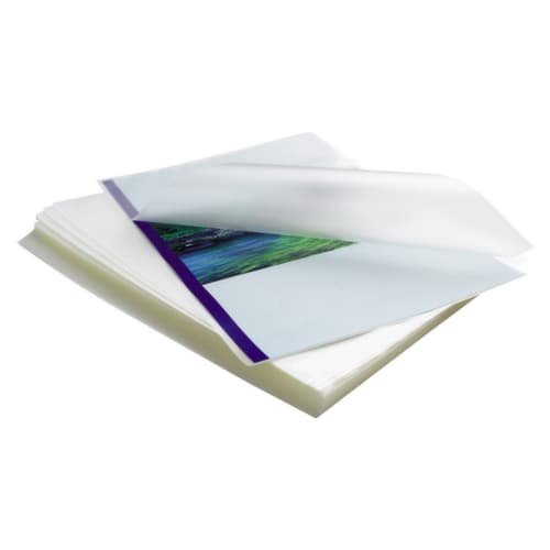 100 pochettes transparentes pour plastification à chaud