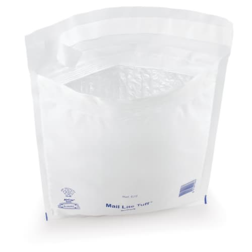 100 pochettes matelassées blanches RAJA