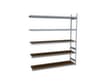 hofe Rayonnage grande largeur avec tablettes en bois