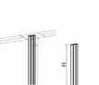 Gera liaison linéaire Pro BasicLine pour cloison, hauteur 600 mm