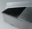 Revêtement PE pour tablette de rétention de rayonnage, largeur x profondeur 3280 x 1300 mm
